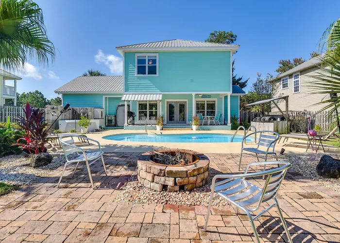 Panama City Beach Home And Pool, 4 Mi To Pier Park